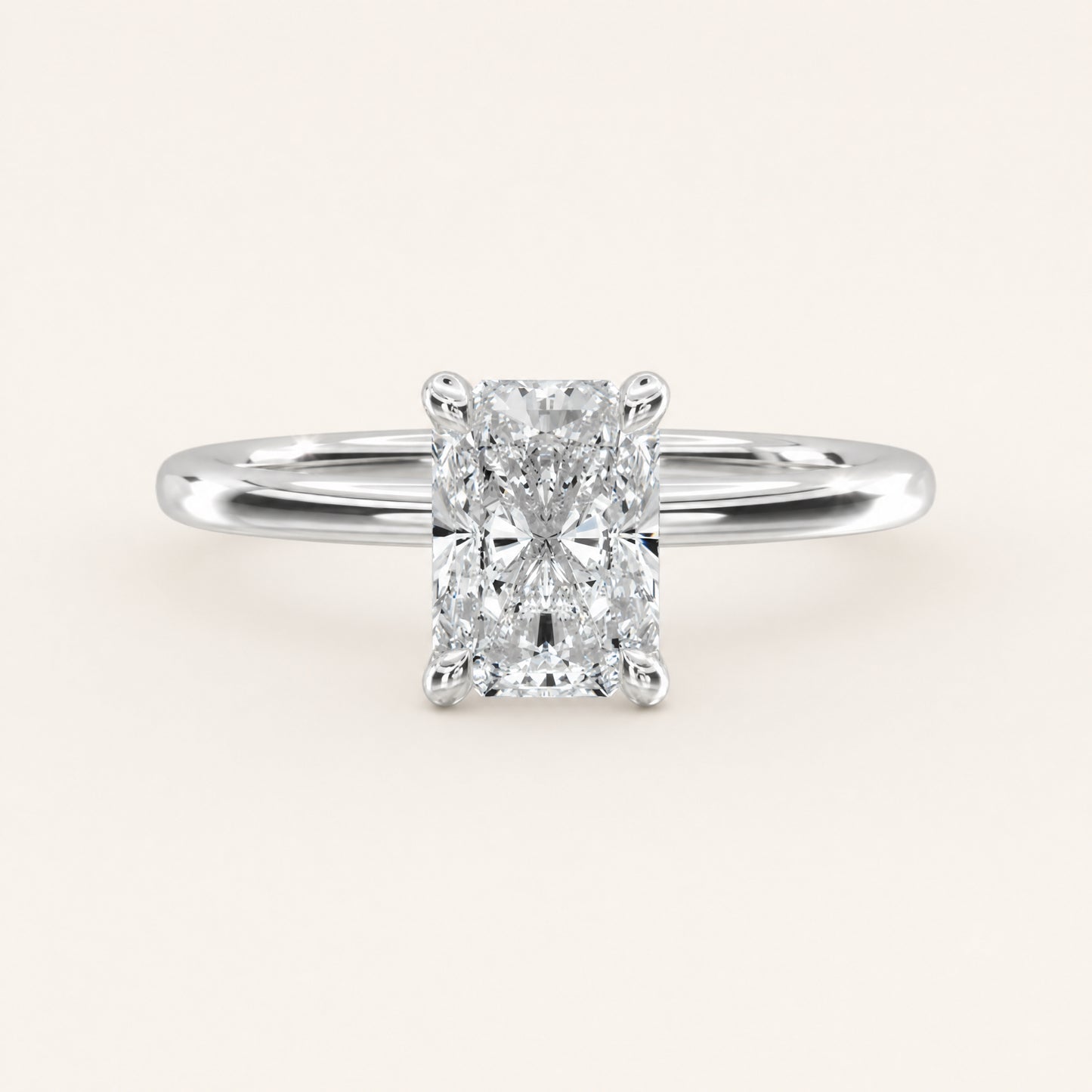 Montez Solitaire – 4-prong – radiant