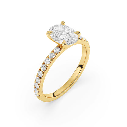 French Pavé – 4 Prong (New)