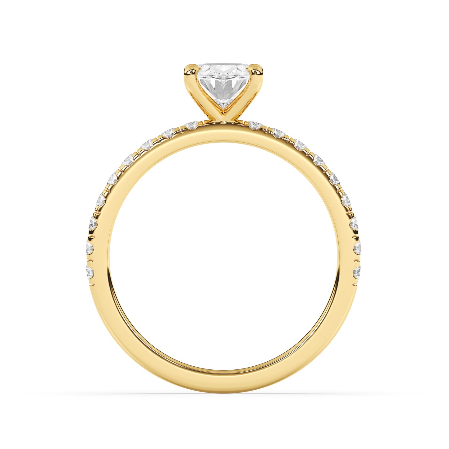 French Pavé – 4 Prong (New)