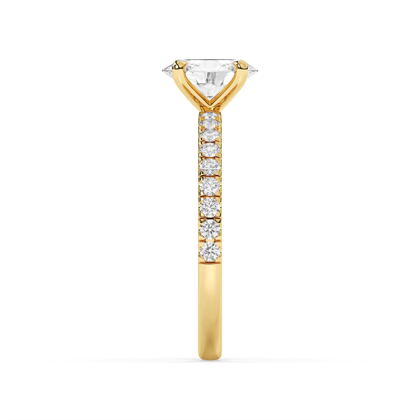 French Pavé – 4 Prong (New)