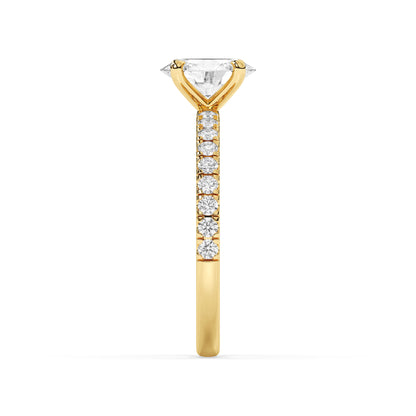 French Pavé – 4 Prong (New)