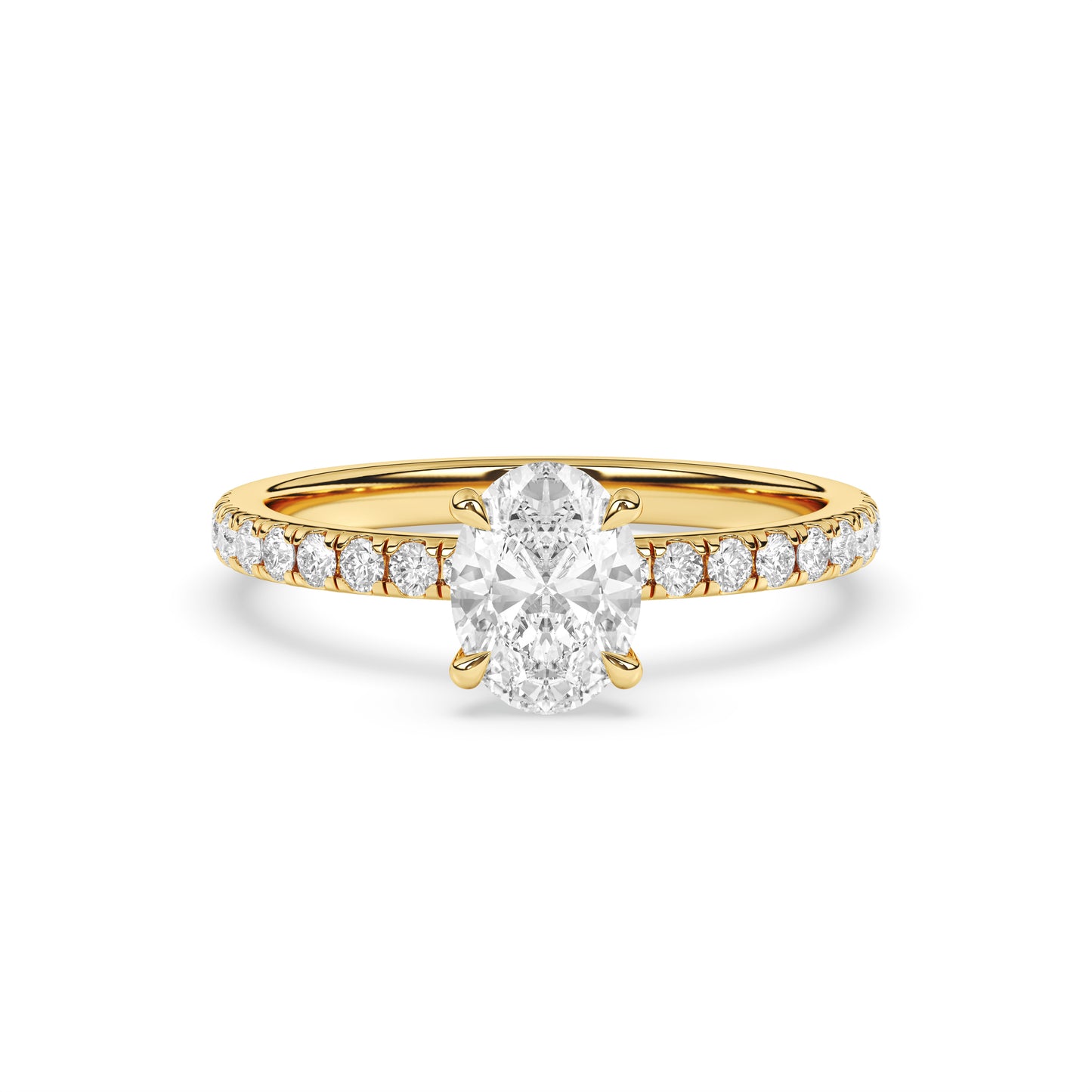 French Pavé – 4 Prong (New)