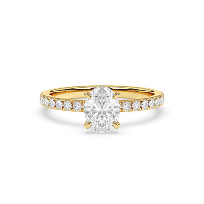 French Pavé – 4 Prong (New)