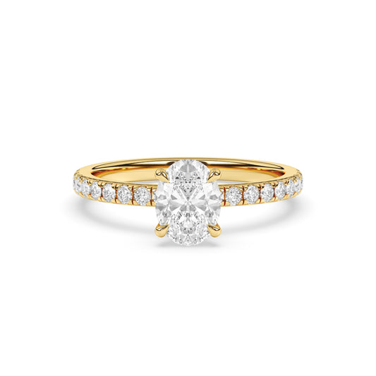 French Pavé – 4 Prong (New)