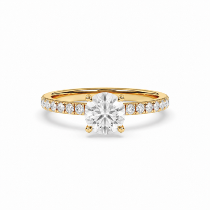 French Pavé – 4 Prong (New)