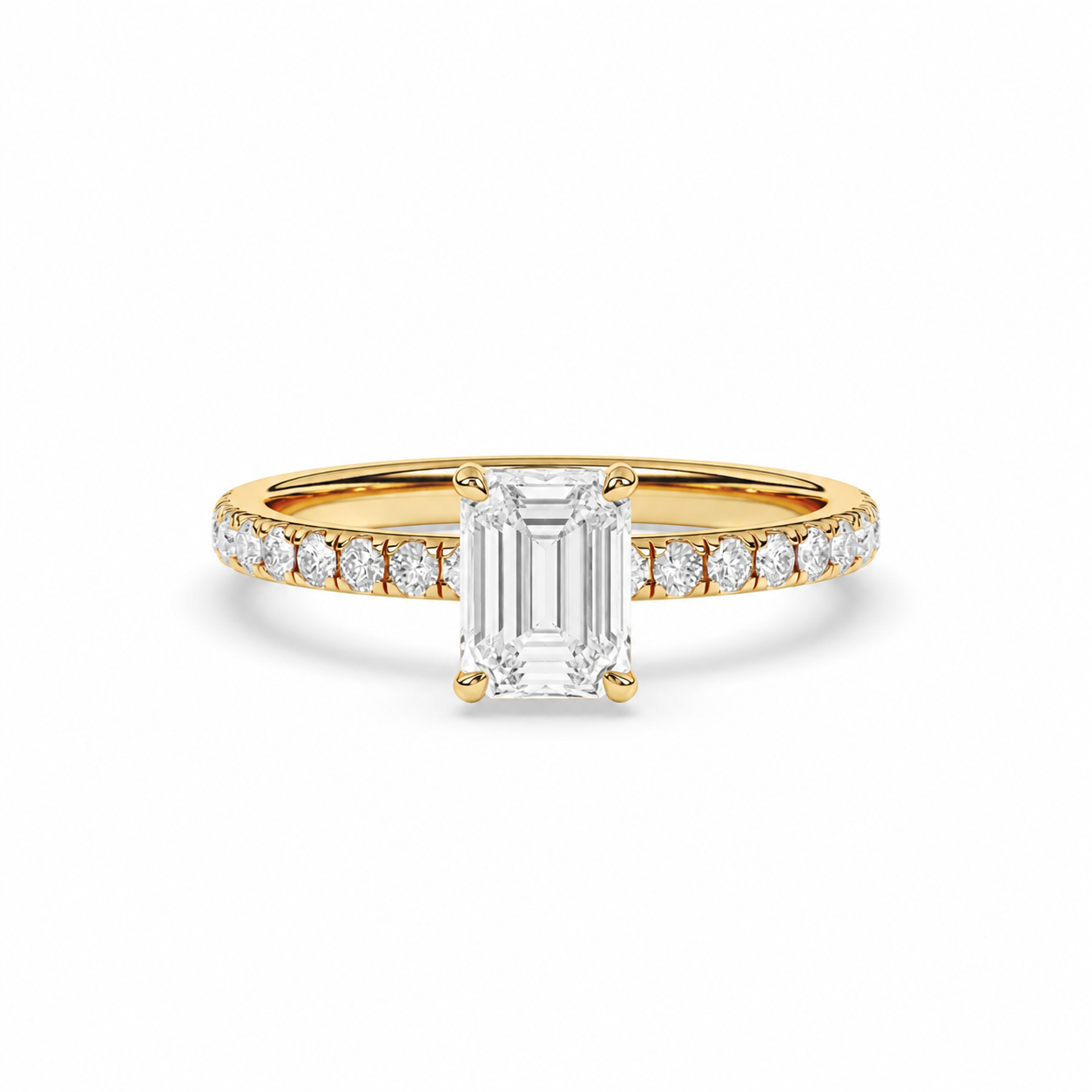 French Pavé – 4 Prong (New)