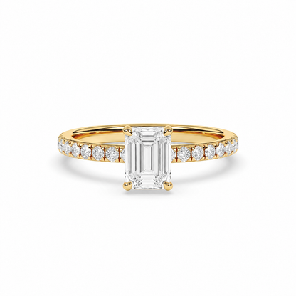 French Pavé – 4 Prong (New)