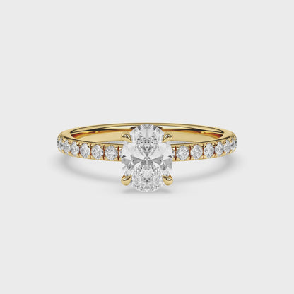 French Pavé – 4 Prong (New)
